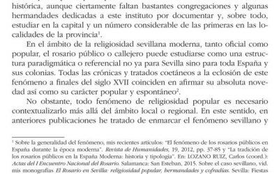 LOS ORÍGENES DE LOS ROSARIOS PÚBLICOS