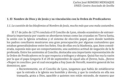 LAS COFRADÍAS DEL DULCE NOMBRE DE JESÚS DE LA  ARCHIDIÓCESIS DE SEVILLA DURANTE  LA ÉPOCA MODERNA: ANÁLISIS DE SU INSTITUTO EN LAS REGLAS Y CONSTITUCIONES