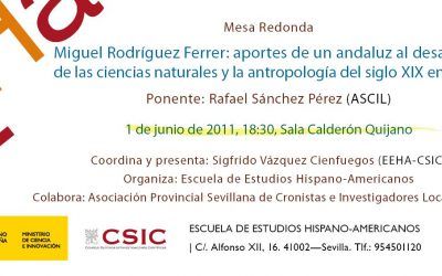 Miguel Rodríguez Ferrer: aportes de un andaluz al desarrollo de las ciencias naturales y la antropología del siglo XIX en Cuba