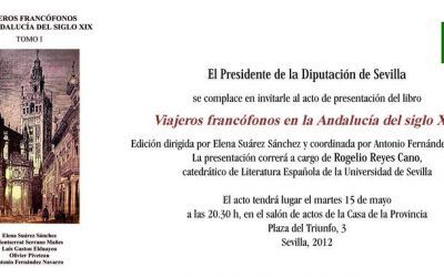 PRESENTACIÓN DEL LIBRO «VIAJEROS FRANCÓFONOS EN LA ANDALUCÍA DEL SIGLO XIX»