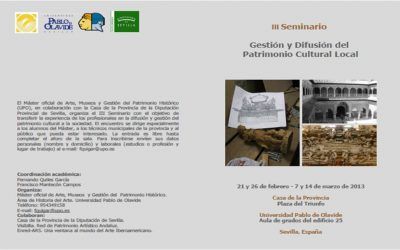 III SEMINARIO GESTIÓN Y DIFUSIÓN DEL PATRIMONIO CULTURAL LOCAL