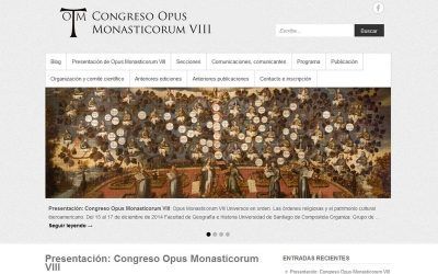 CONGRESO OPUS MONASTICORUM VIII