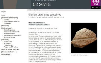 LA ESTELA TARTESIA DE VILLAMANRIQUE DE LA CONDESA