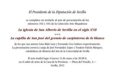 PRESENTACIÓN DE LOS NÚMEROS 102 Y 103 DE COLECCIÓN HISPALENSE