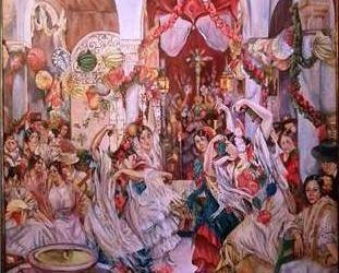 “RECUERDO DE LAS CRUCES DE MAYO DE SEVILLA”