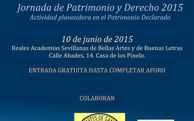 JORNADA DE DERECHO Y PATRIMONIO 2015 «ACTIVIDAD PLANEADORA EN  EL PATRIMONIO DECLARADO»