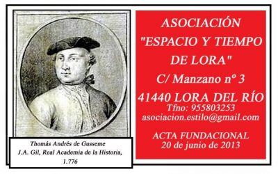 ASAMBLEA GENERAL EXTRAORDINARIA DE LA ASOCIACIÓN ESPACIO Y TIEMPO DE LORA