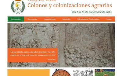I CONGRESO VIRTUAL COLONOS Y COLONIZACIONES AGRARIAS