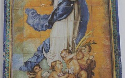 EL AZULEJO DE LA INMACULADA EN LA  PARROQUIA DE SANTA MARÍA