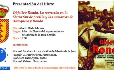 PRESENTACIÓN DEL LIBRO «OBJETIVO RONDA» EN MARTÍN DE LA JARA
