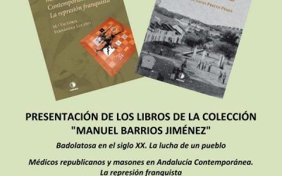 PRESENTACIÓN DE LOS LIBROS DE LA COLECCIÓN «MANUEL BARRIOS JIMÉNEZ»