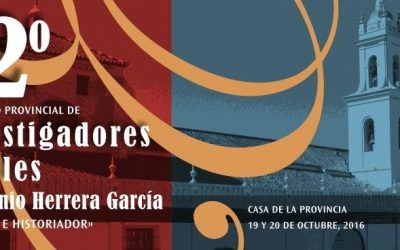 XII ENCUENTRO PROVINCIAL DE INVESTIGADORES LOCALES
