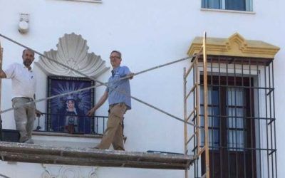 REPOSICIÓN DE LA HORNACINA CON LA IMAGEN DE NTRA. SRA. DE LA SOLEDAD DE ÉCIJA