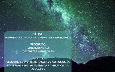 NOCTURNA SANTIAGUISTA: CAMINO DE LA FRONTERA Y LA VÍA LÁCTEA