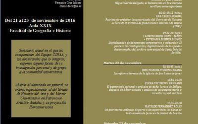 IV SEMINARIO CIHAA: PATRIMONIO DEL ANTIGUO REINO DE SEVILLA