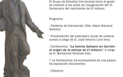 CONMEMORACIÓN DEL III CENTENARIO DEL NACIMIENTO DE JOAQUÍN GALEANO DE PAZ