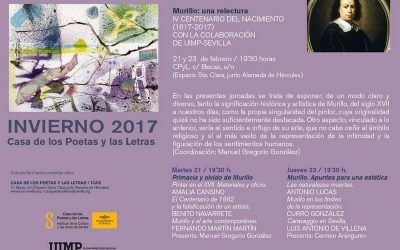 INVIERNO 2017: CASA DE LOS POETAS Y LAS LETRAS