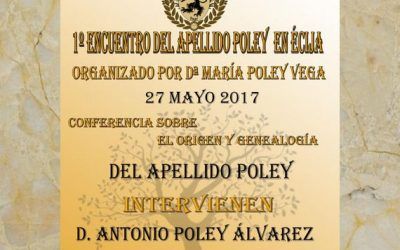 I ENCUENTRO DEL APELLIDO POLEY EN ÉCIJA