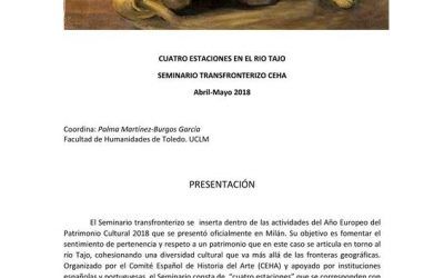 CUATRO ESTACIONES EN EL RIO TAJO: SEMINARIO TRANSFRONTERIZO CEHA