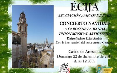 PRÓXIMAS ACTIVIDADES DE LA ASOCIACIÓN AMIGOS DE ÉCIJA