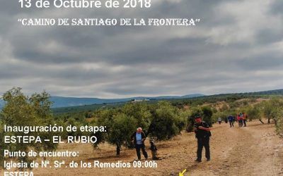 INAUGURACIÓN ETAPA DE EL CAMINO DE LA FRONTERA ENTRE ESTEPA Y EL RUBIO