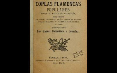 PRESENTACIÓN DEL LIBRO «PRIMER CANCIONERO DE COPLAS FLAMENCAS»