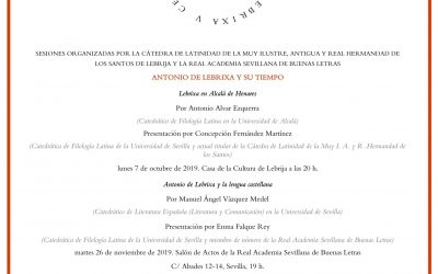 II SESIÓN DEL SEMINARIO PERMANENTE V CENTENARIO ELIO ANTONIO DE LEBRIXA