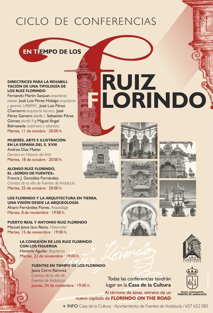 Ciclo conferencias Ruiz Florindo cartel