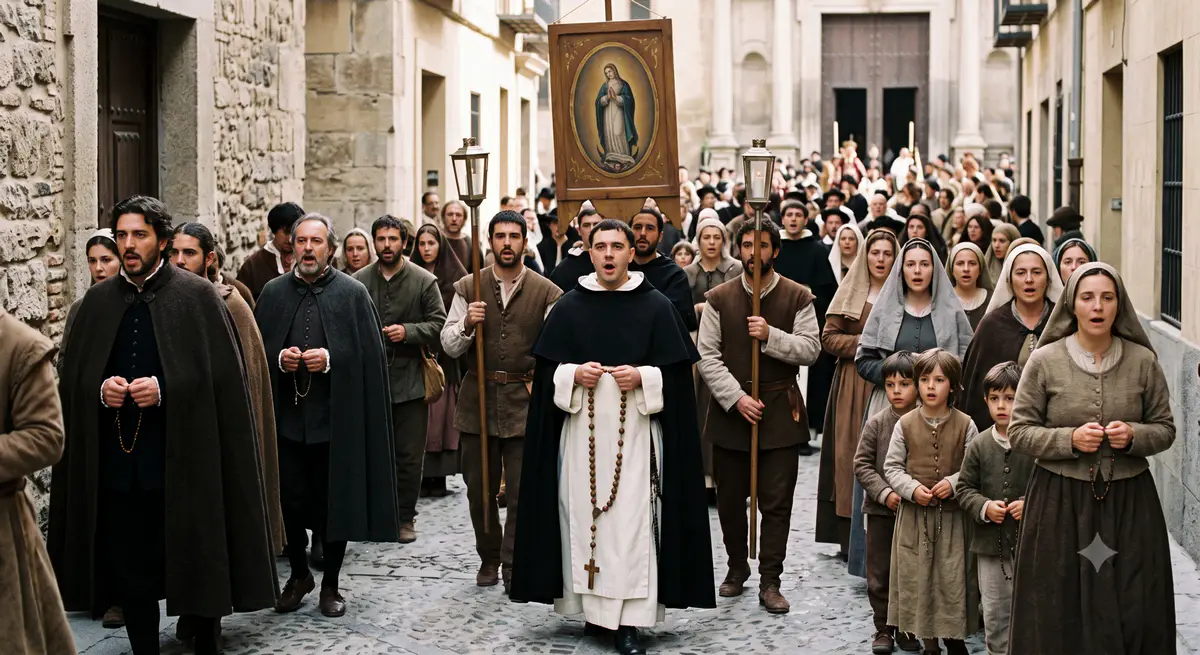 Un estudio revela cómo el Rosario pasó de la meditación privada a convertirse en la milicia comunitaria del Barroco