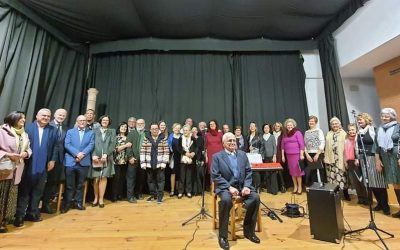 PEPE HINOJO, CRONISTA OFICIAL DE VILLANUEVA DEL RIO Y MINAS Y MIEMBRO DE ASCIL RECIBE UN ENTRAÑABLE HOMENAJE DE SU PUEBLO