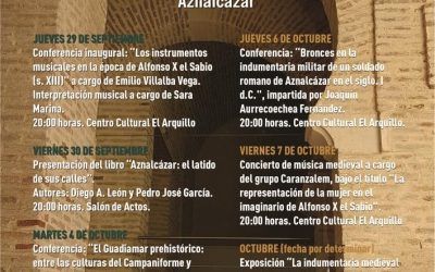 II JORNADAS DE HISTORIA Y PATRIMONIO CULTURAL 2022 DE AZNALCÁZAR
