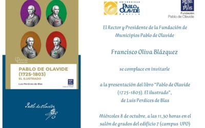 La UPO acoge la presentación del libro “Pablo de Olavide (1725-1803). El ilustrado”