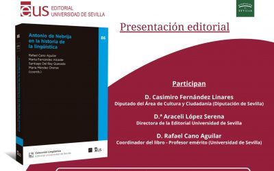 Presentación del libro titulado «Antonio de Nebrija en la historia de la lingüística»