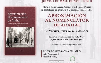 PRESENTACIÓN DEL LIBRO «APROXIMACIÓN AL NOMENCLÁTOR DE ARAHAL»