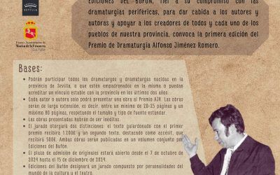 I Premio de Dramaturgia Alfonso Jiménez Romero