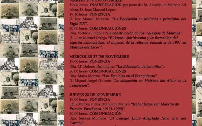V JORNADAS DE HISTORIA DE MAIRENA DEL ALCOR