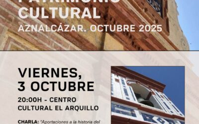 Aznalcázar celebra las V Jornadas de Historia y Patrimonio Cultural con una ponencia sobre arte del siglo XVIII