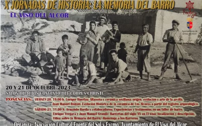 X Jornadas de Historia: La Memoria del Barro. El Viso del Alcor