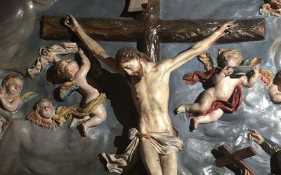 CRUCIFICADO Y SANTOS JESUITAS, POSIBLE OBRA DE LA ROLDANA