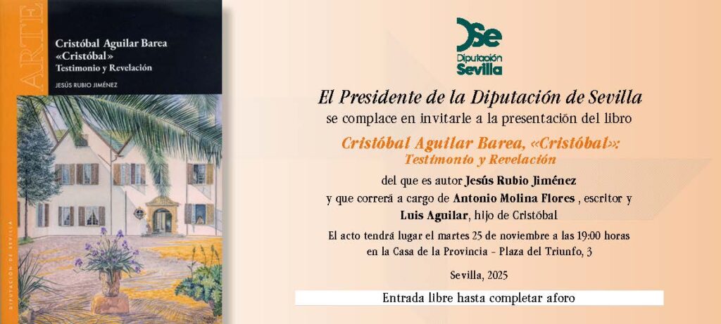 presentación del libro Cristóbal Aguilar Barea: Testimonio y Revelación