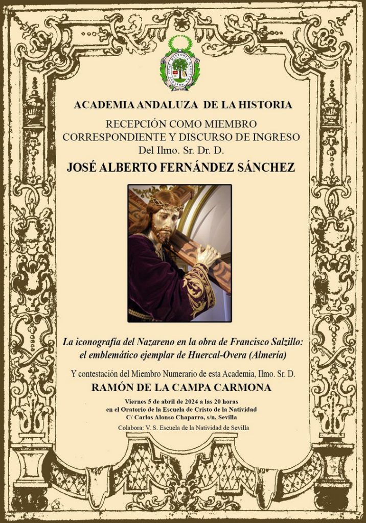 La iconografía del Nazareno en la obra de Francisco Salzillo: el emblemático ejemplar de Huercal-Overa (Almería)
