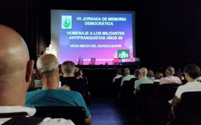 UNA NECESARIA Y EMOTIVA JORNADA DE MEMORIA DEMOCRÁTICA  DE LA VEGA DEL GUADALQUIVIR