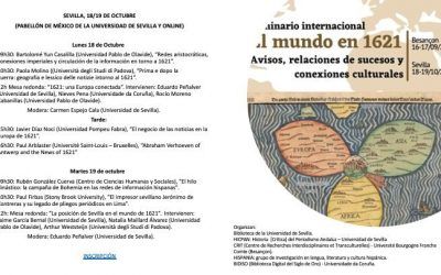 SEMINARIO INTERNACIONAL. EL MUNDO EN 1621: AVISOS, RELACIONES Y CONEXIONES CULTURALES