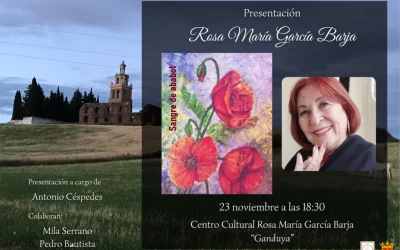 Presentación de libro: «Sangre de ababol» de Rosa María García Barja