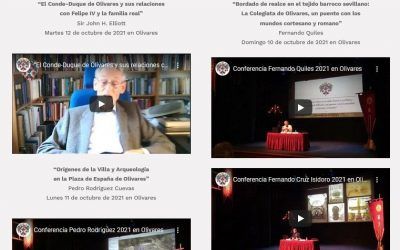 VIDEOS DE LAS CONFERENCIAS DE LAS I JORNADAS DE HISTORIA CONDE DUQUE DE OLIVARES